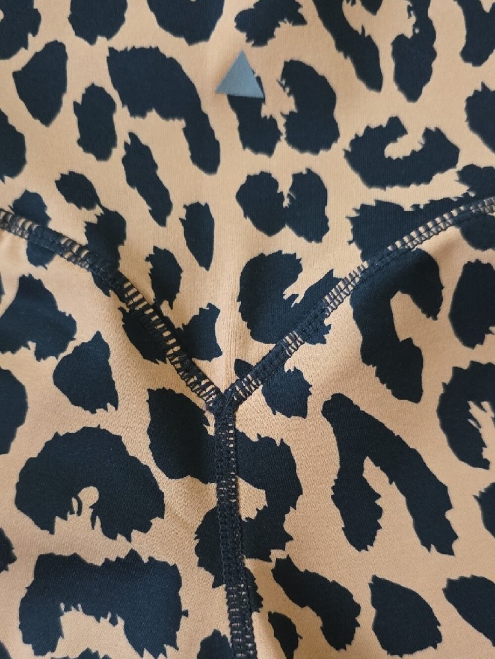 NWOT Balance/Vitality King Cheetah Ascend Leggings - Black on Tan - Picture 3 of 10
